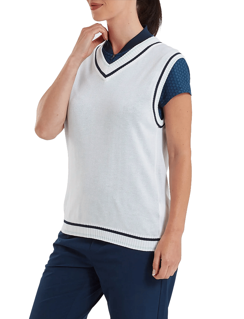 FootJoy - Sweater Tank - outdoor - white - 0