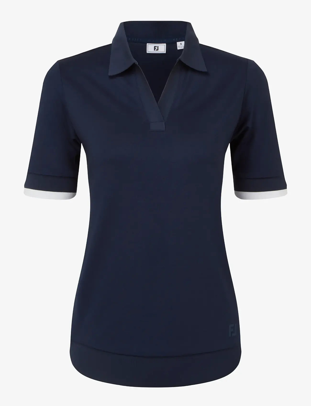 FootJoy - Texture Knit Polo - polos - navy / white - 1