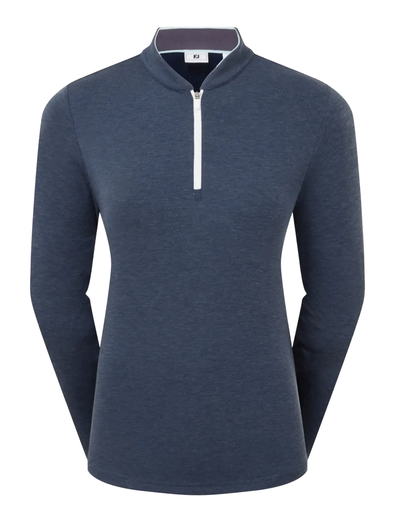 FootJoy 1/4 Zip Blade Collar Midlayer - Vis alt - NAVY / DUSTY VIOLET / GLACIAL BLUE / navy