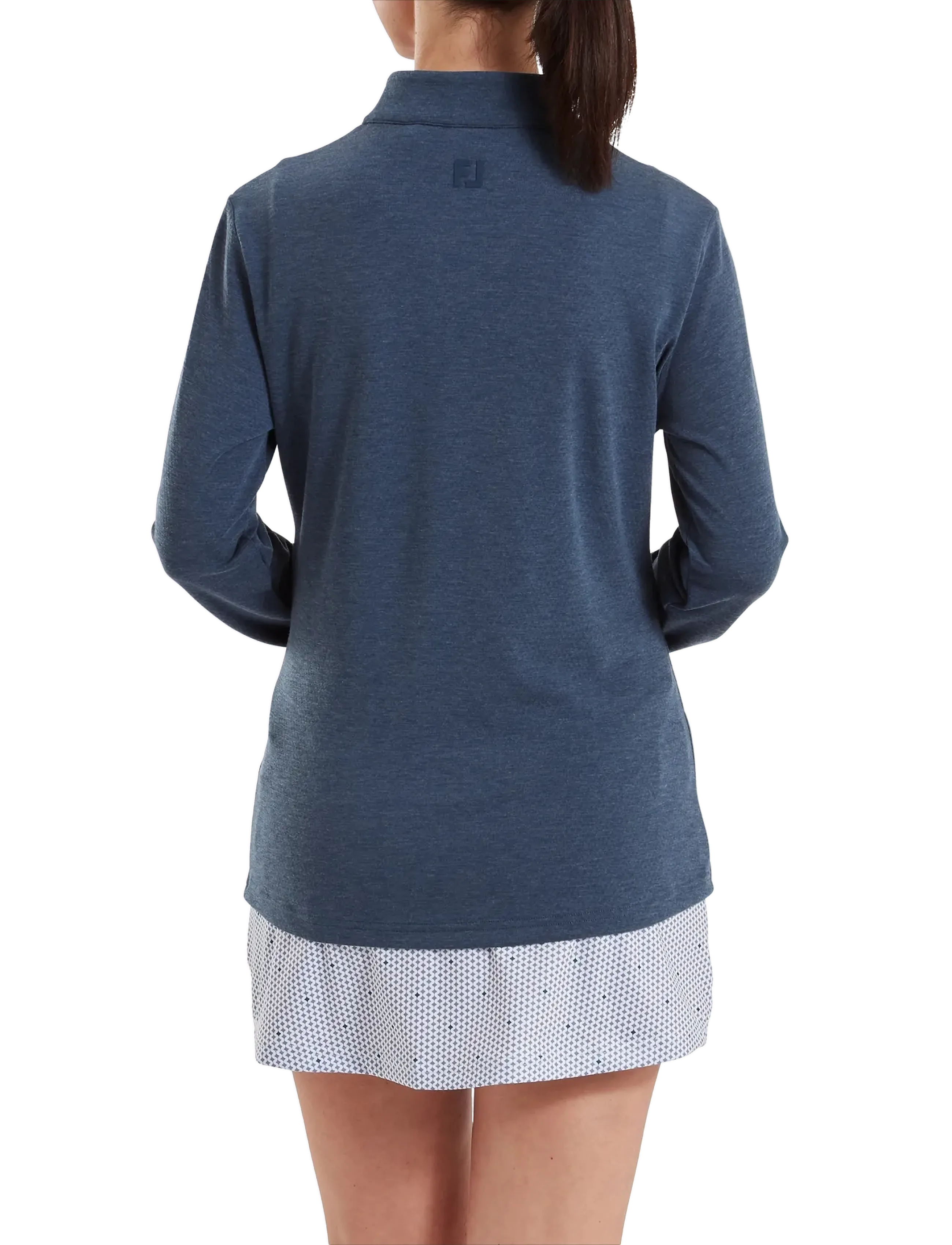 FootJoy - 1/4 Zip Blade Collar Midlayer - toppar - navy / dusty violet / glacial blue - 3