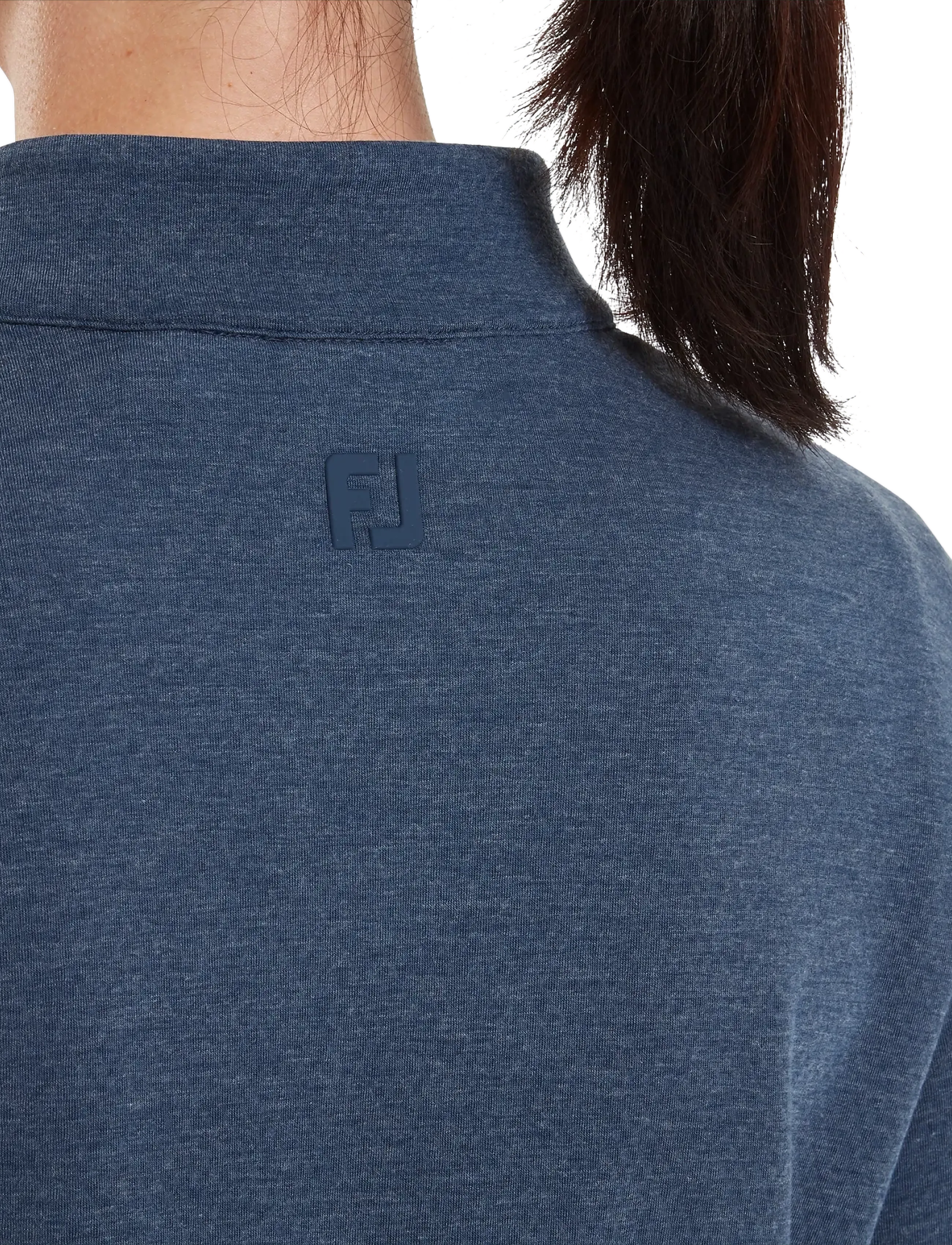 FootJoy - 1/4 Zip Blade Collar Midlayer - toppar - navy / dusty violet / glacial blue - 4