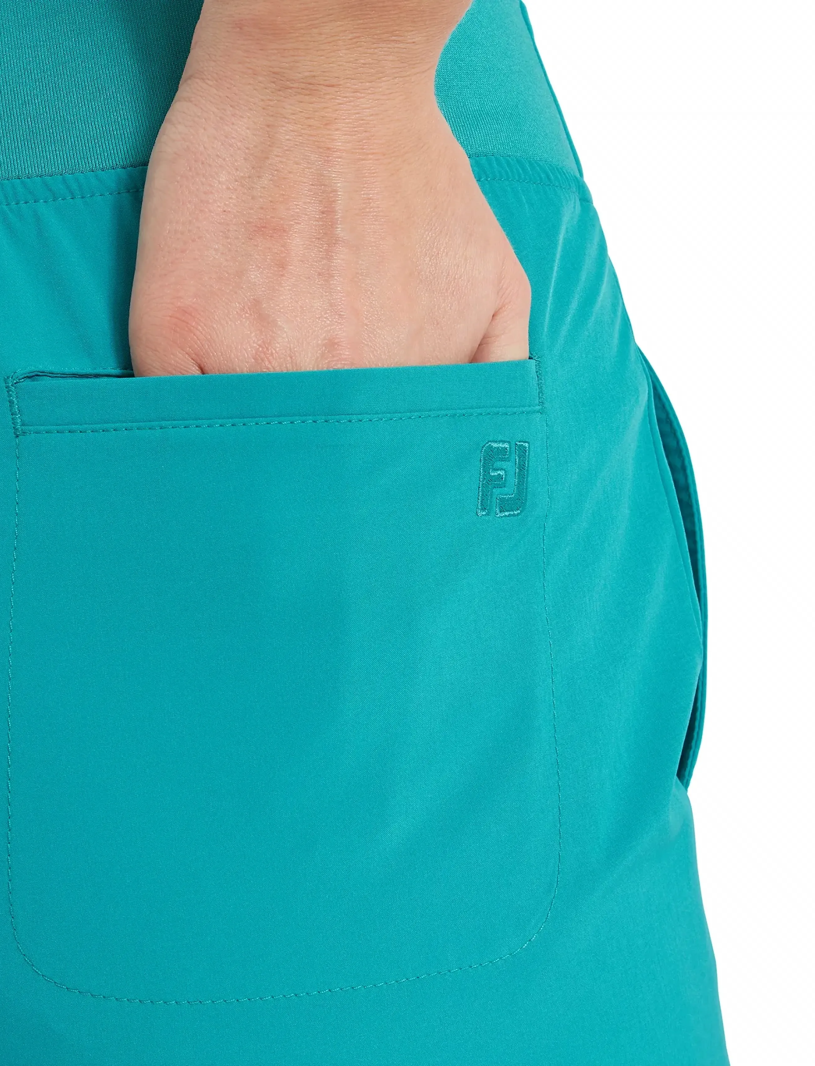 FootJoy - Lightweight Cropped Pant - golf pants - tile blue - 4