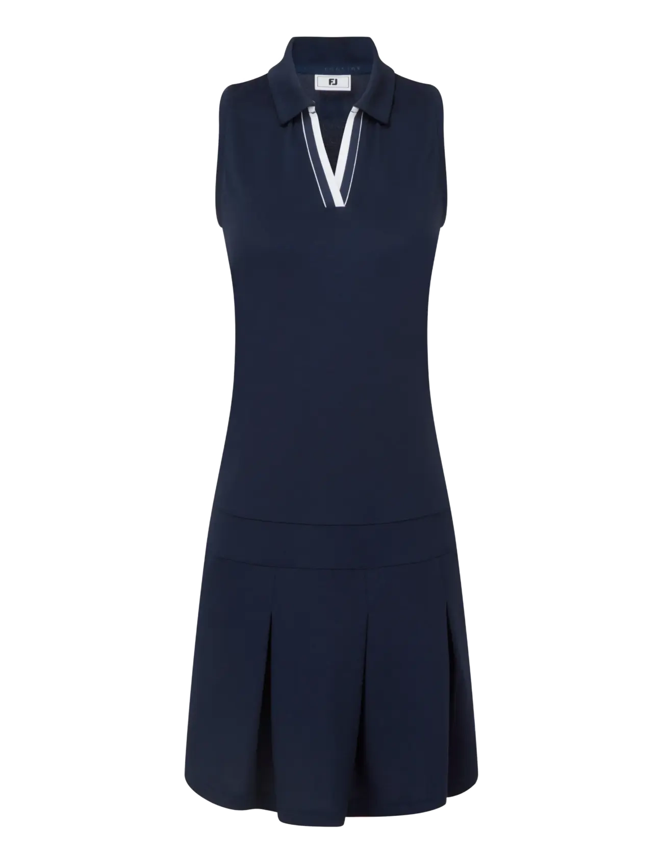 FootJoy Pleated Dress - Vis alt - NAVY / WHITE / navy