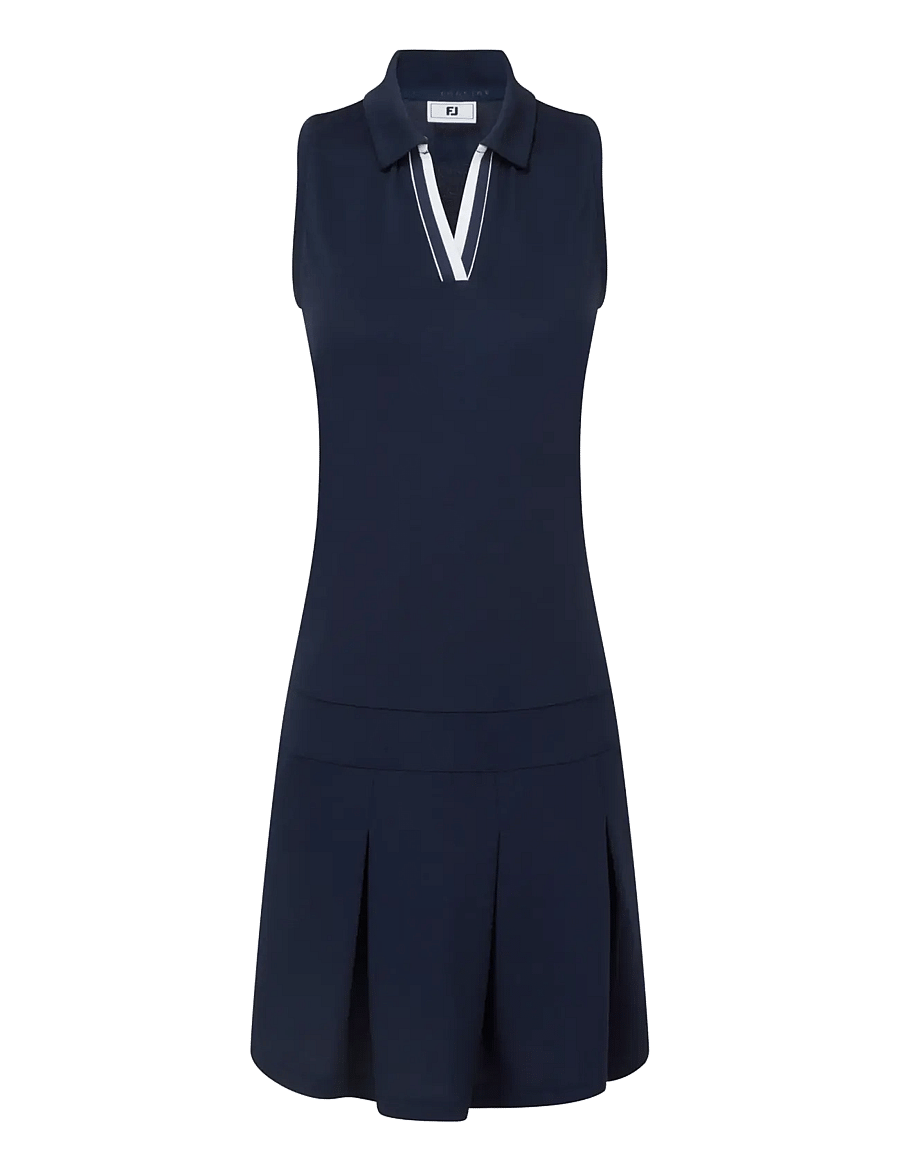 FootJoy - Pleated Dress - kleidid ja seelikud - navy / white - 1