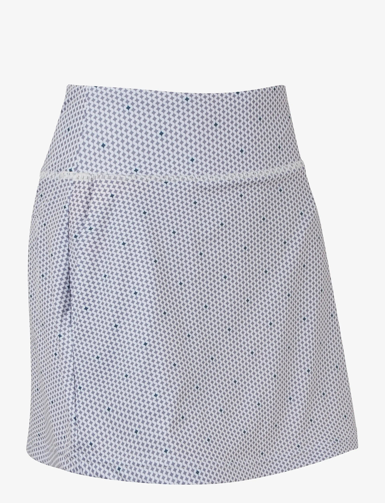FootJoy - Curve Geo Dot Aerial Skort - 43 cm (17") - kleider & röcke - dusty violet / navy - 1