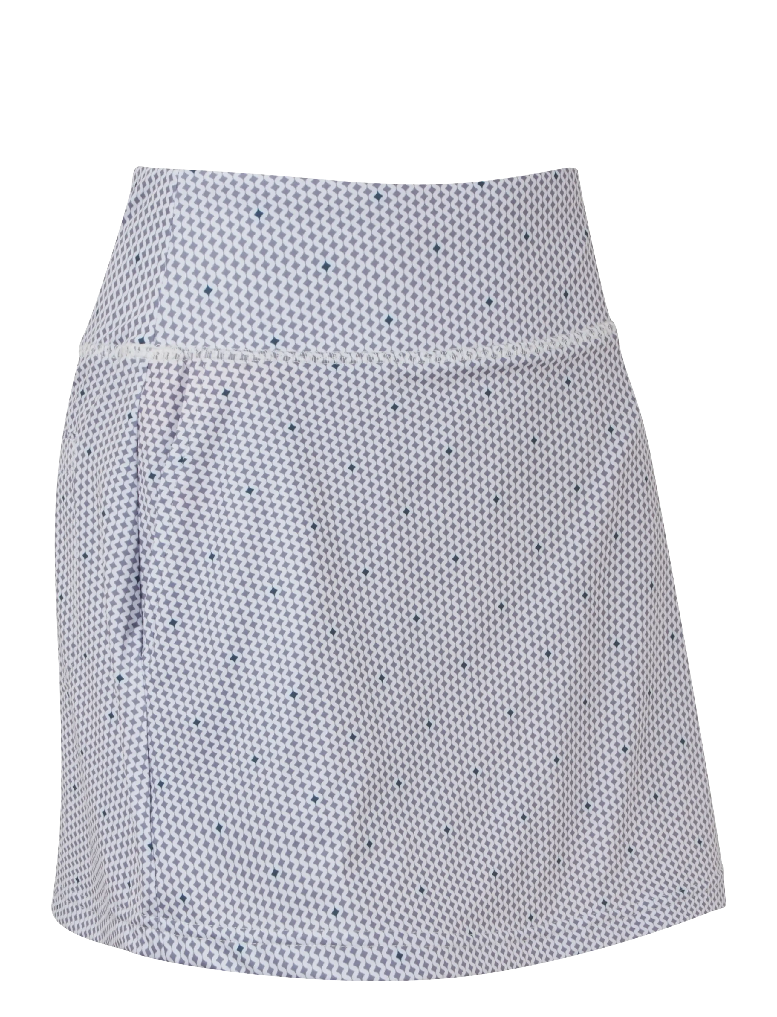 FootJoy Curve Geo Dot Aerial Skort - 43 cm (17") - Nederdele - DUSTY VIOLET / NAVY / multi