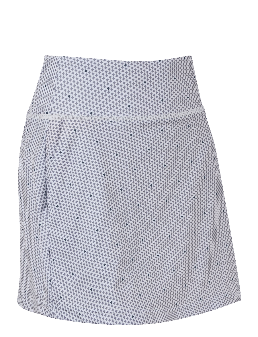 FootJoy - Curve Geo Dot Aerial Skort - 43 cm (17") - kleidid ja seelikud - dusty violet / navy - 1