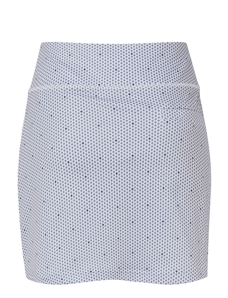 FootJoy - Curve Geo Dot Aerial Skort - 43 cm (17") - kleider & röcke - dusty violet / navy - 2