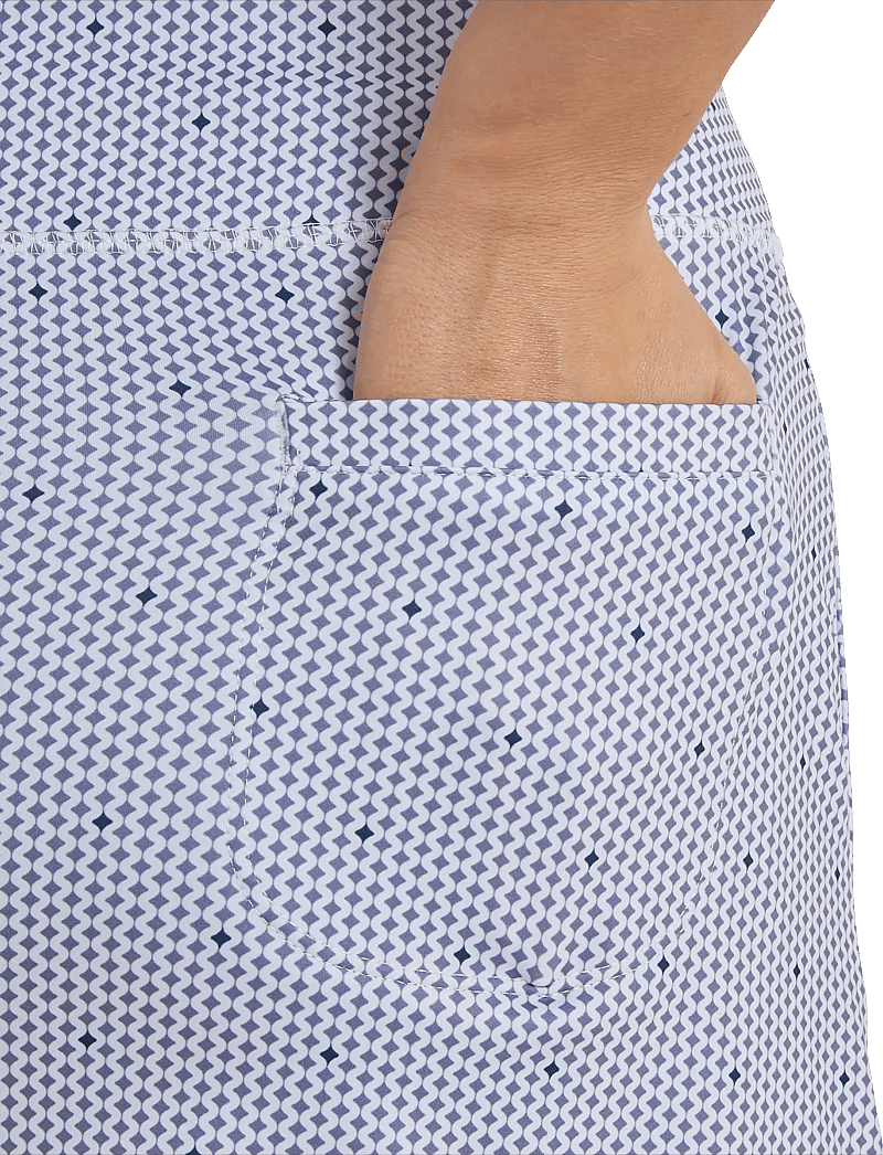 FootJoy - Curve Geo Dot Aerial Skort - 43 cm (17") - kleider & röcke - dusty violet / navy - 4