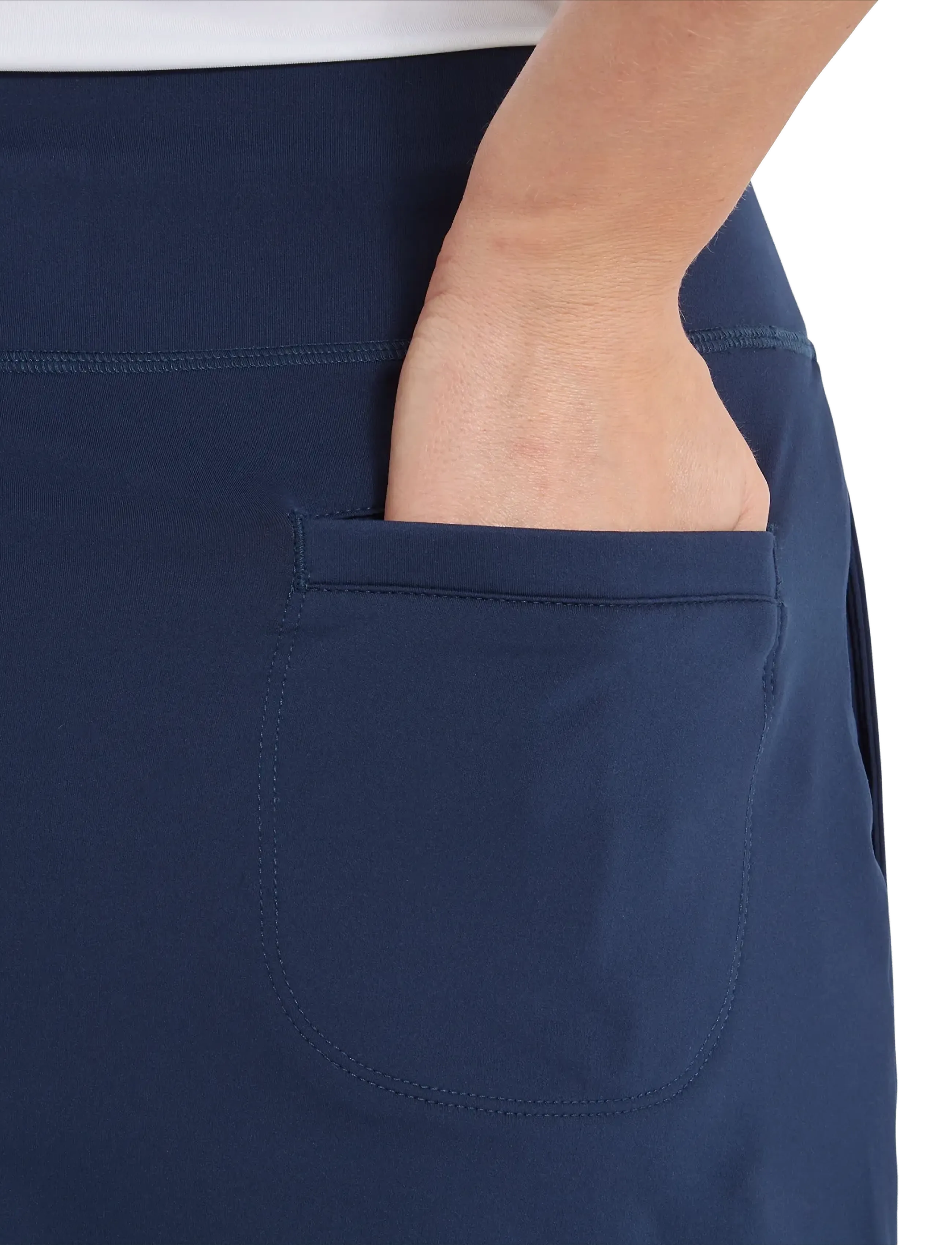FootJoy - Aerial Skort - 48 cm (19") - dresses & skirts - navy - 4