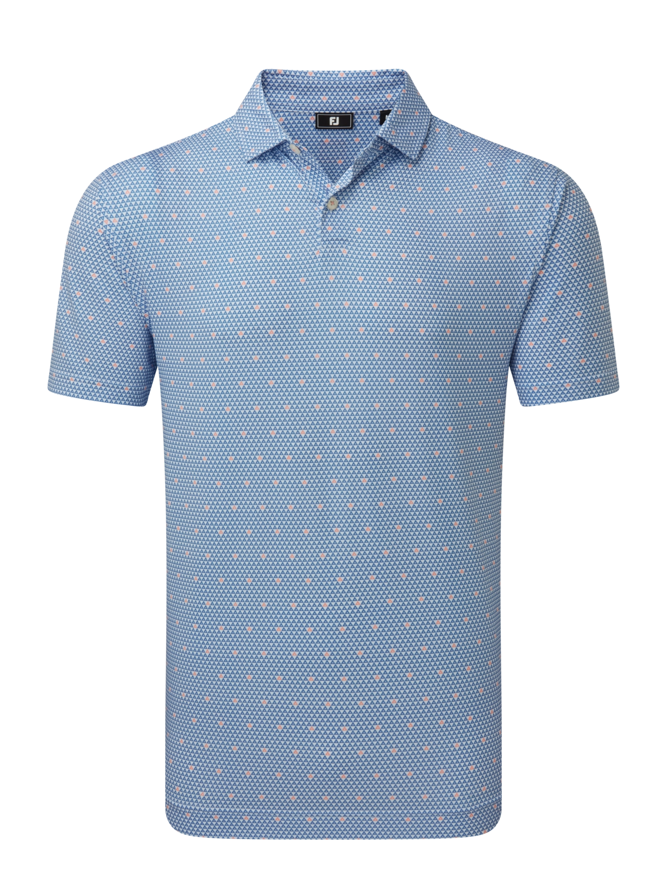 FootJoy Order Geometric Lisle - FootJoy - WHITE / RIVIERA / PEACH / blue
