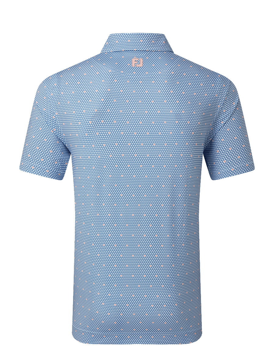 FootJoy - Order Geometric Lisle - oberteile & t-shirts - white / riviera / peach - 2