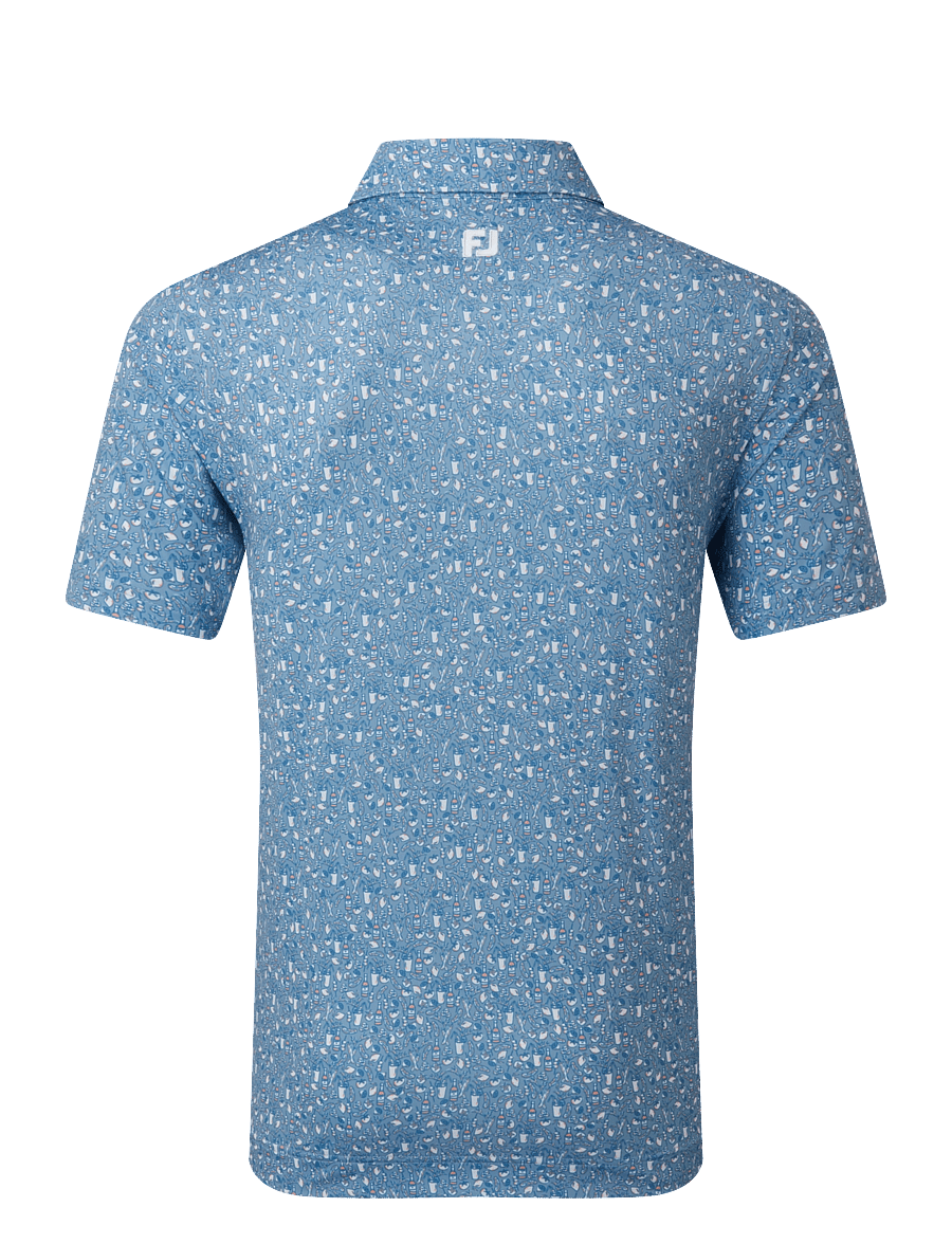 FootJoy - Bloody Mary Lisle - oberteile & t-shirts - riviera / peach / white / riviera - 2