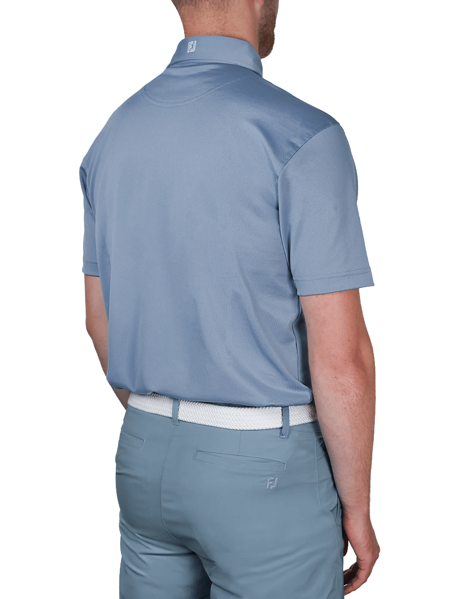 FootJoy - Stretch Pique Solid - oberteile & t-shirts - blue - 3