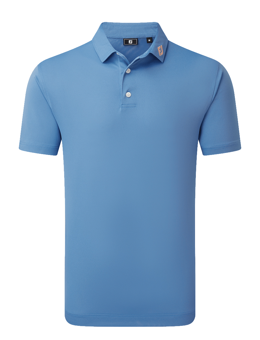 FootJoy - Stretch Pique Solid - oberteile & t-shirts - riviera - 1