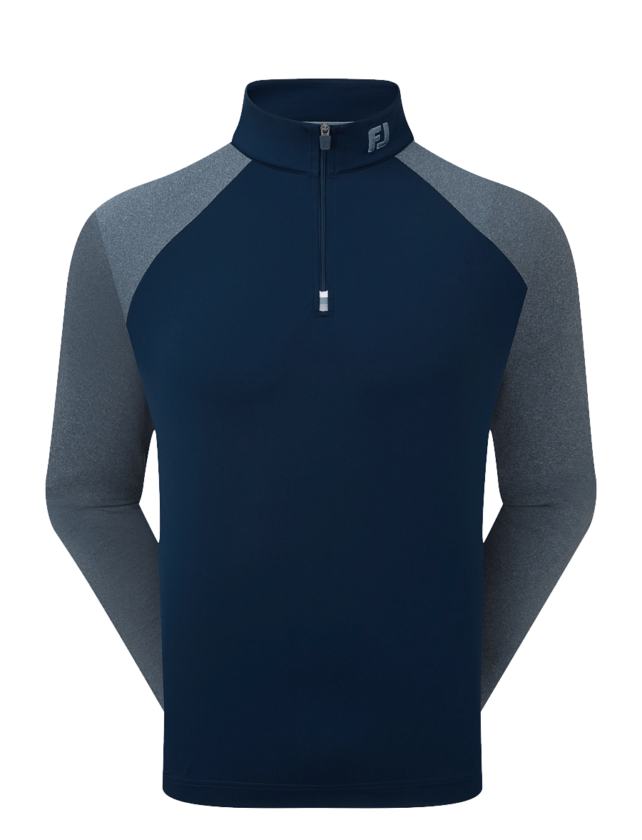 FootJoy - Raglan H Block Chill-Out - langarmshirts - navy - 1