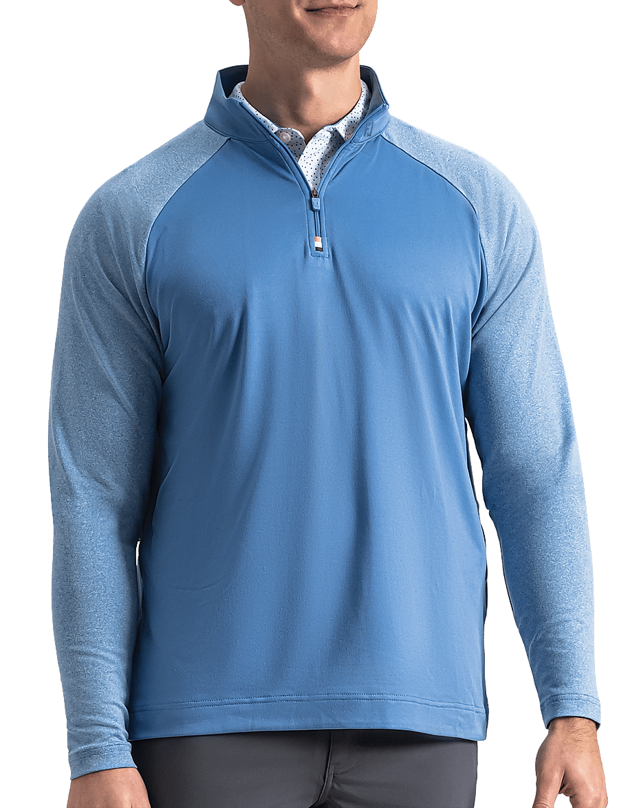FootJoy - Raglan H Block Chill-Out - fleece & midlayer - riviera - 0