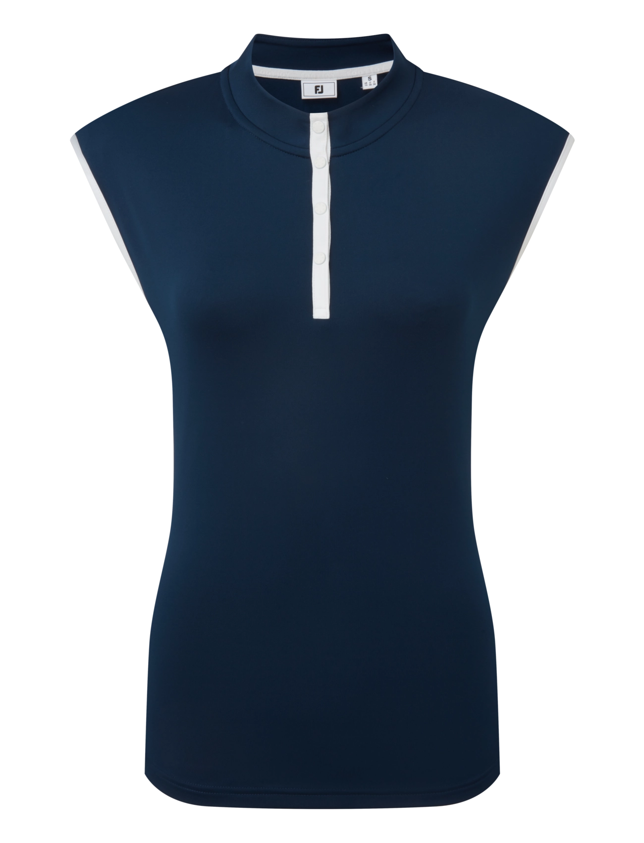 FootJoy Mock Neck Snap Polo - Alles anzeigen - NAVY / WHITE / navy