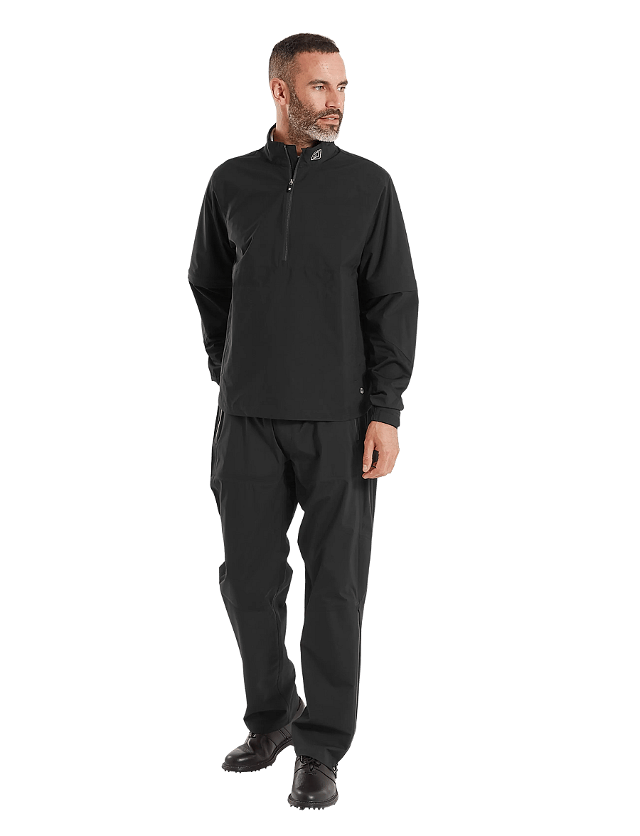 FootJoy - HydroLite X Rain Shirt - sports jackets - black - 0