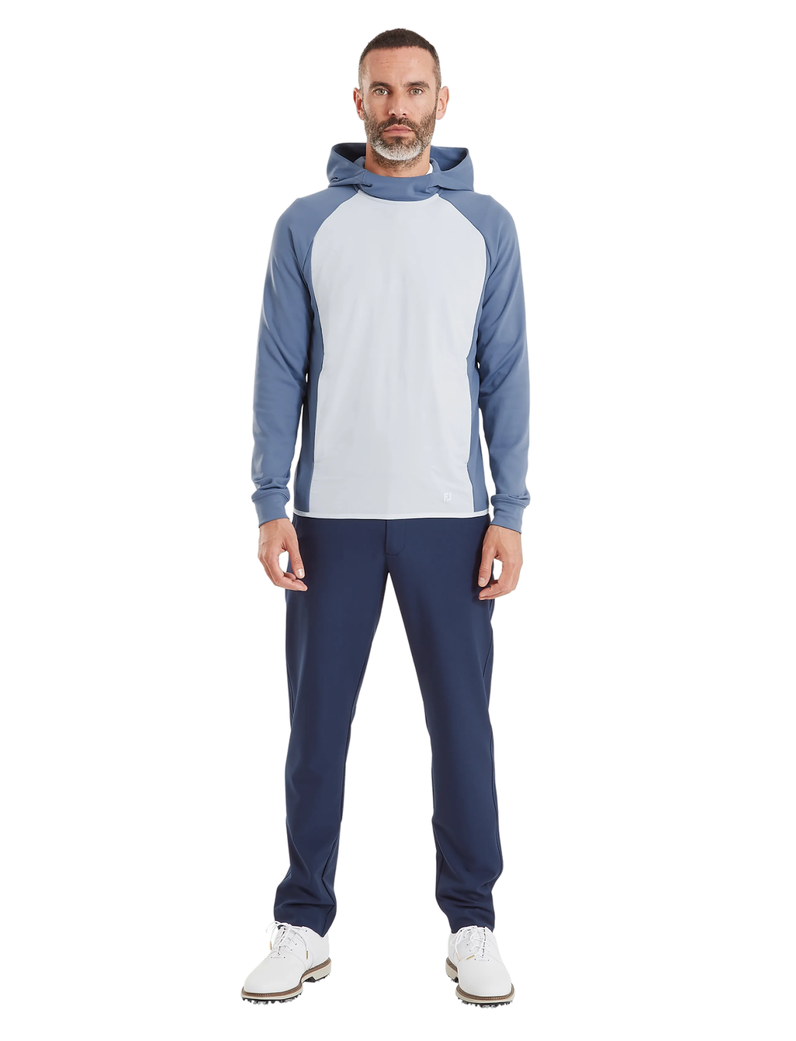 FootJoy TS Hybrid Hoodie - Kapuutsiga pusad - MIDNIGHT / MIST / blue