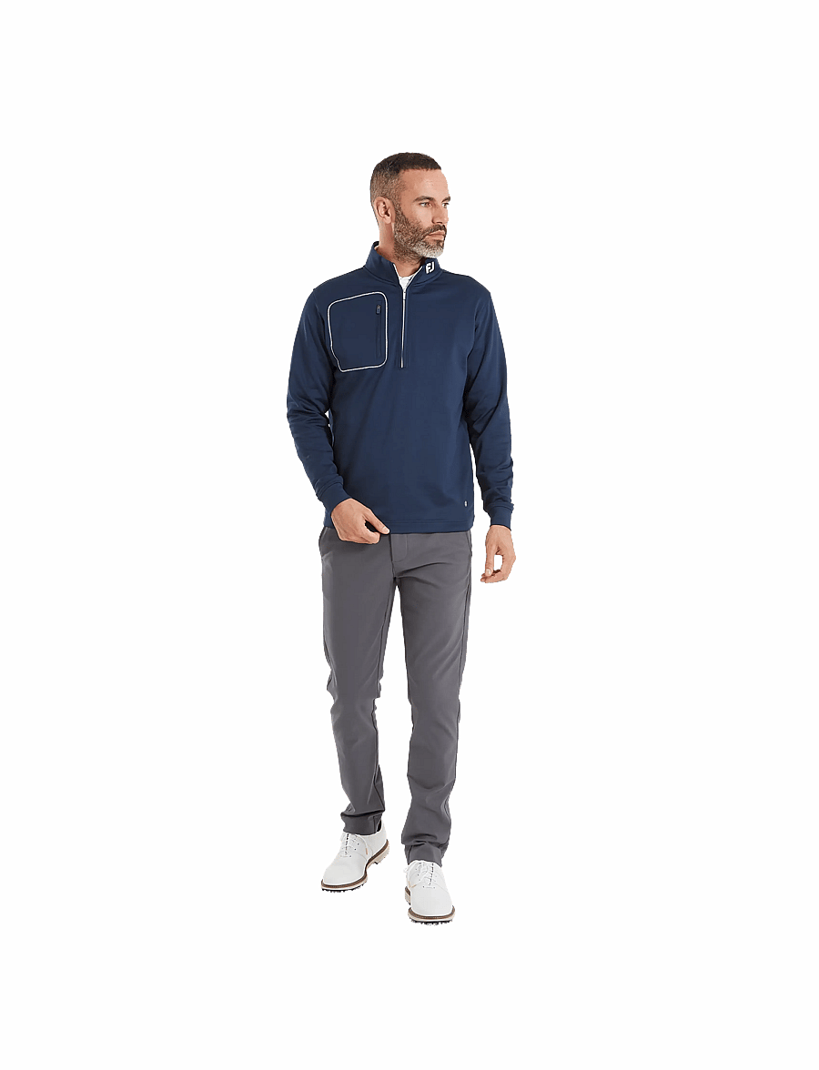 FootJoy - TS Texture Midlayer - fleece & midlayer - navy - 0