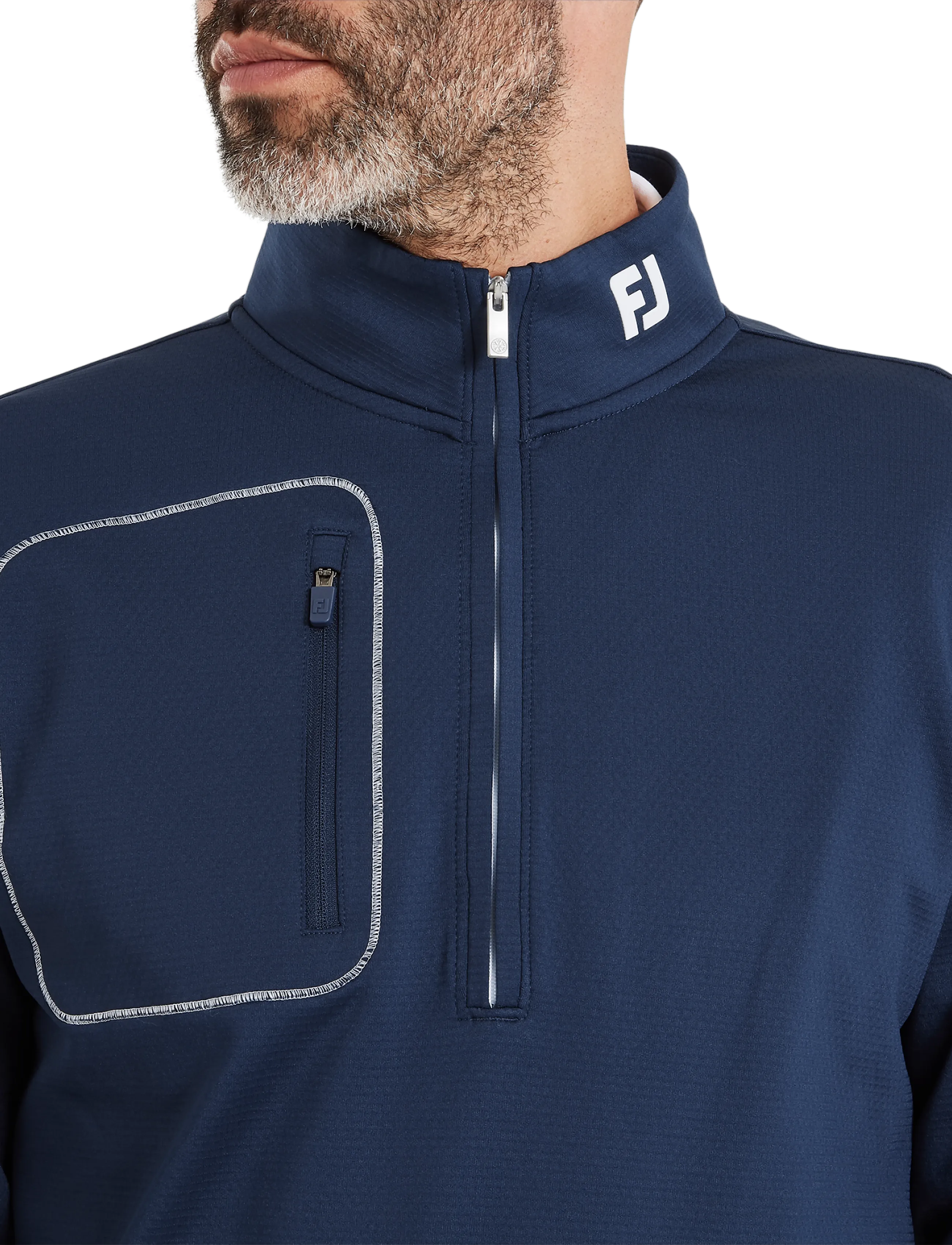 FootJoy - TS Texture Midlayer - fleece & midlayer - navy - 3