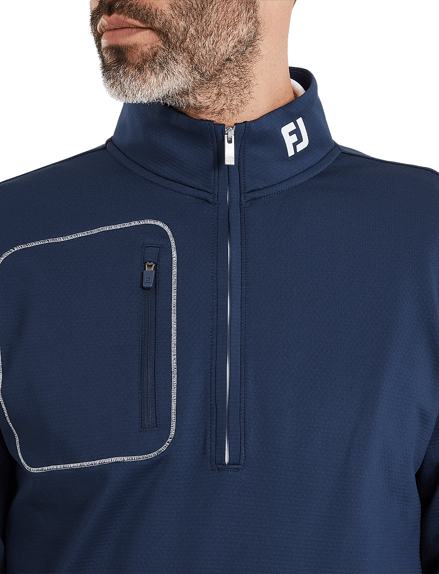 FootJoy - TS Texture Midlayer - fleece & midlayer - navy - 3