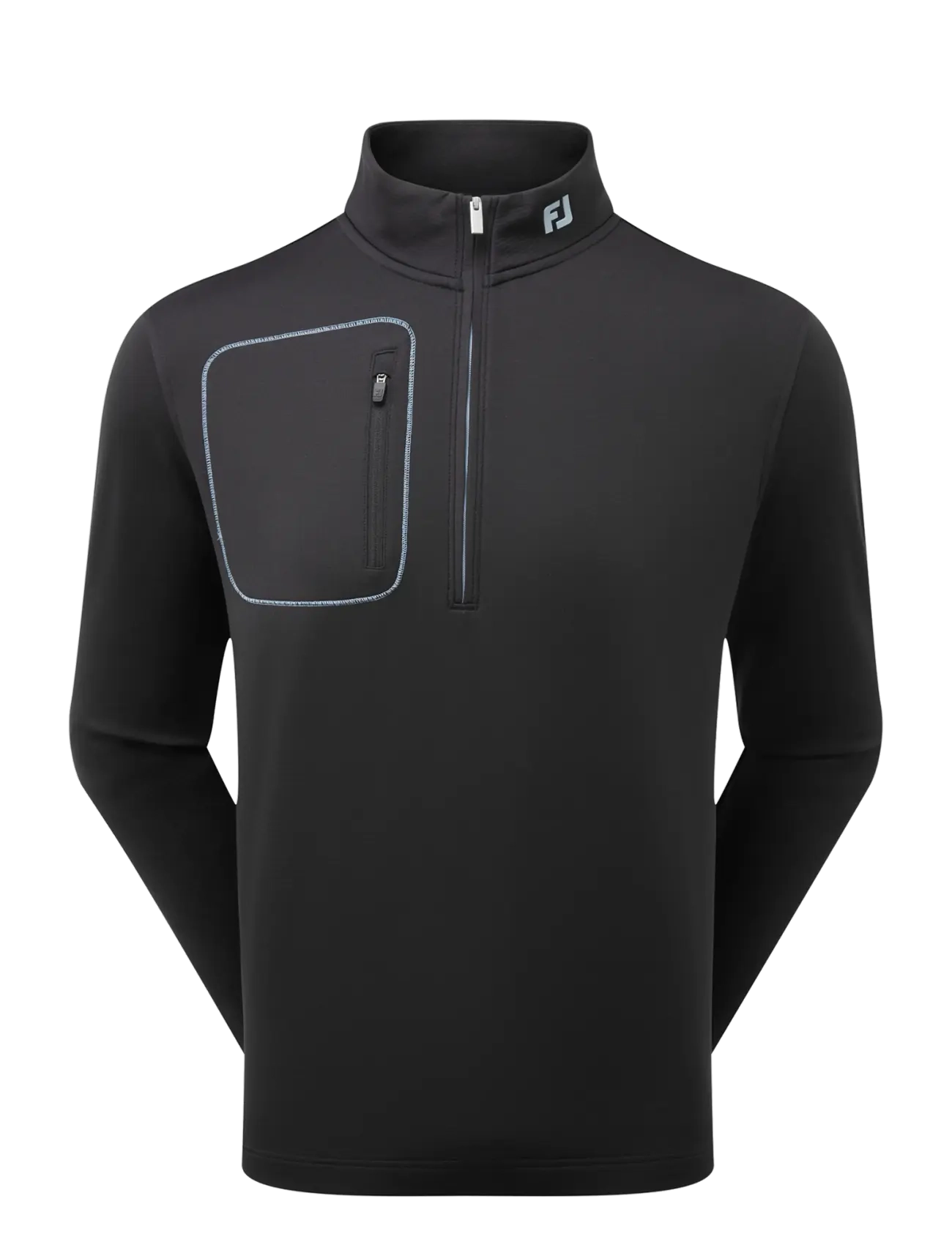 FootJoy TS Texture Midlayer - Fatnaður - BLACK / black