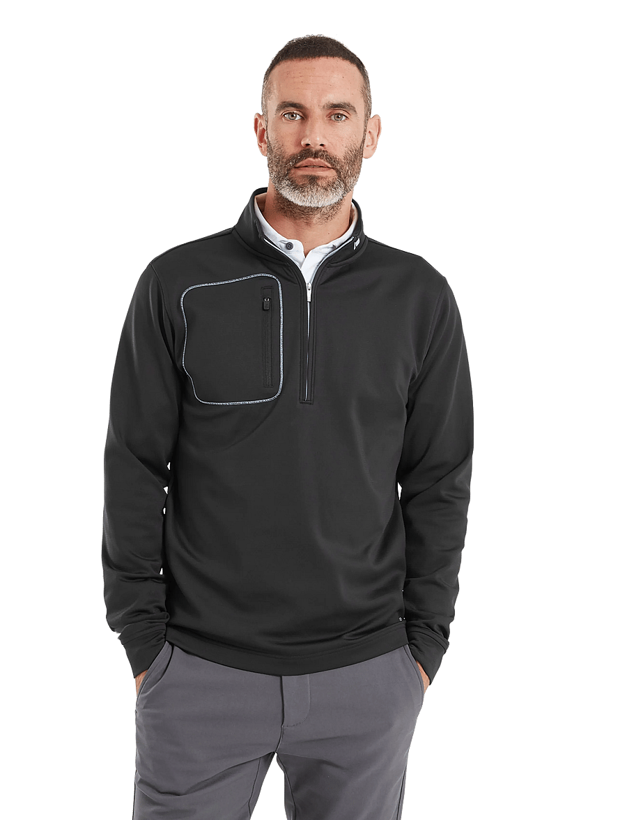 FootJoy - TS Texture Midlayer - fleece & midlayer - black - 0