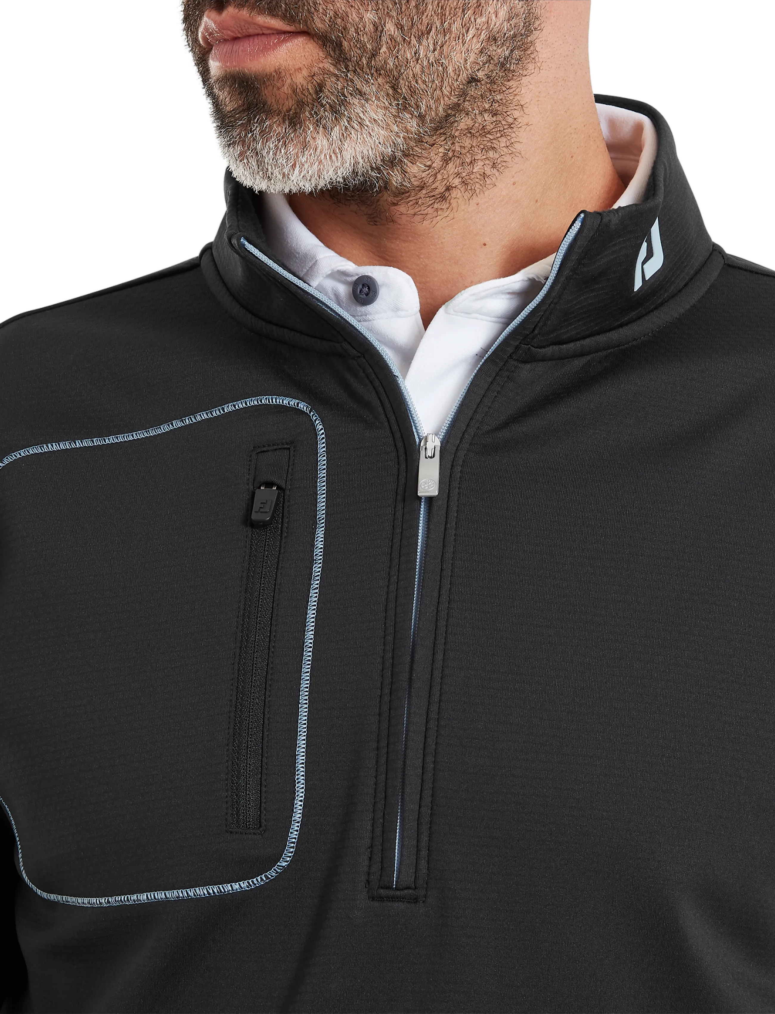 FootJoy - TS Texture Midlayer - fleece & midlayer - black - 5