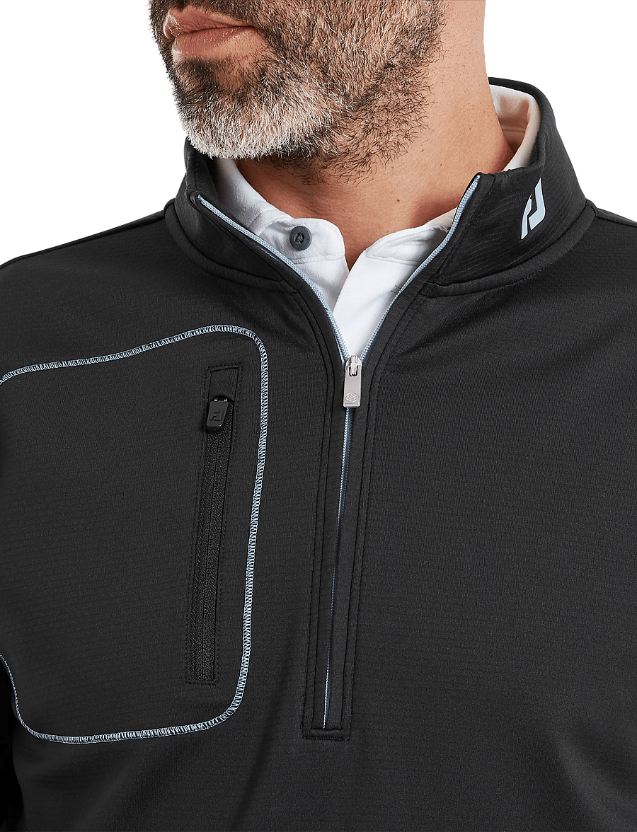 FootJoy - TS Texture Midlayer - fleece & midlayer - black - 5