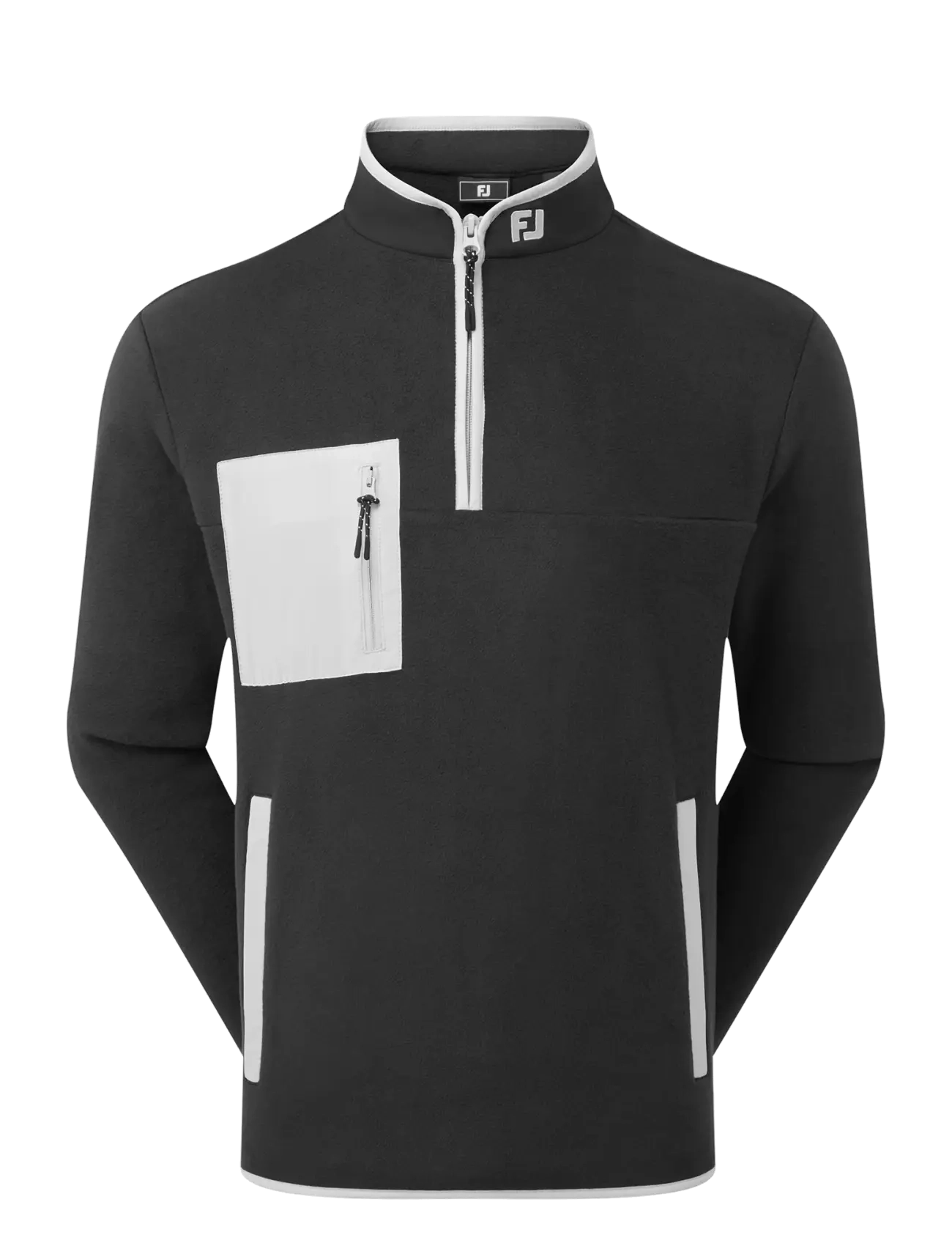FootJoy Polar Fleece Chill-Out - Teddy sweaters - BLACK / GREY / grey