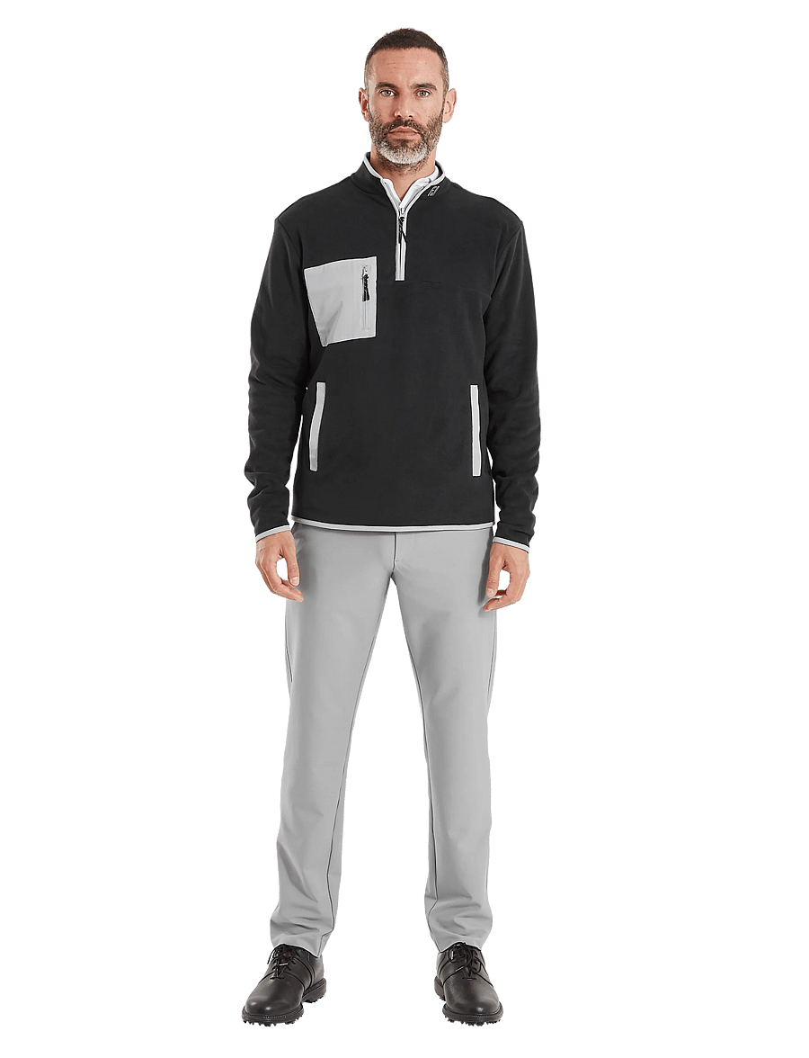 FootJoy - Polar Fleece Chill-Out - fleeces & midlayers - black / grey - 0