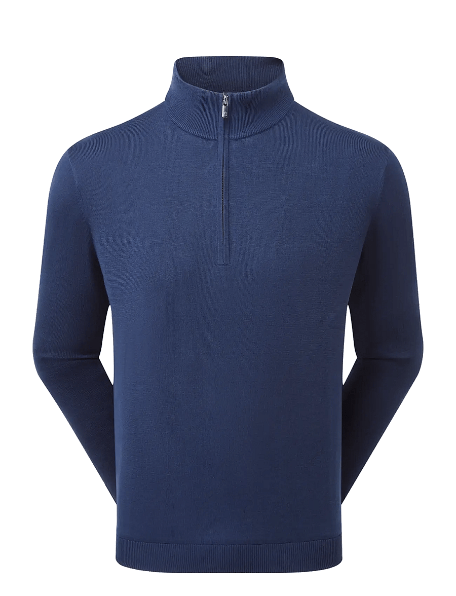 FootJoy - drirelease Half-Zip Lined Sweater - fleece & midlayer - navy - 1