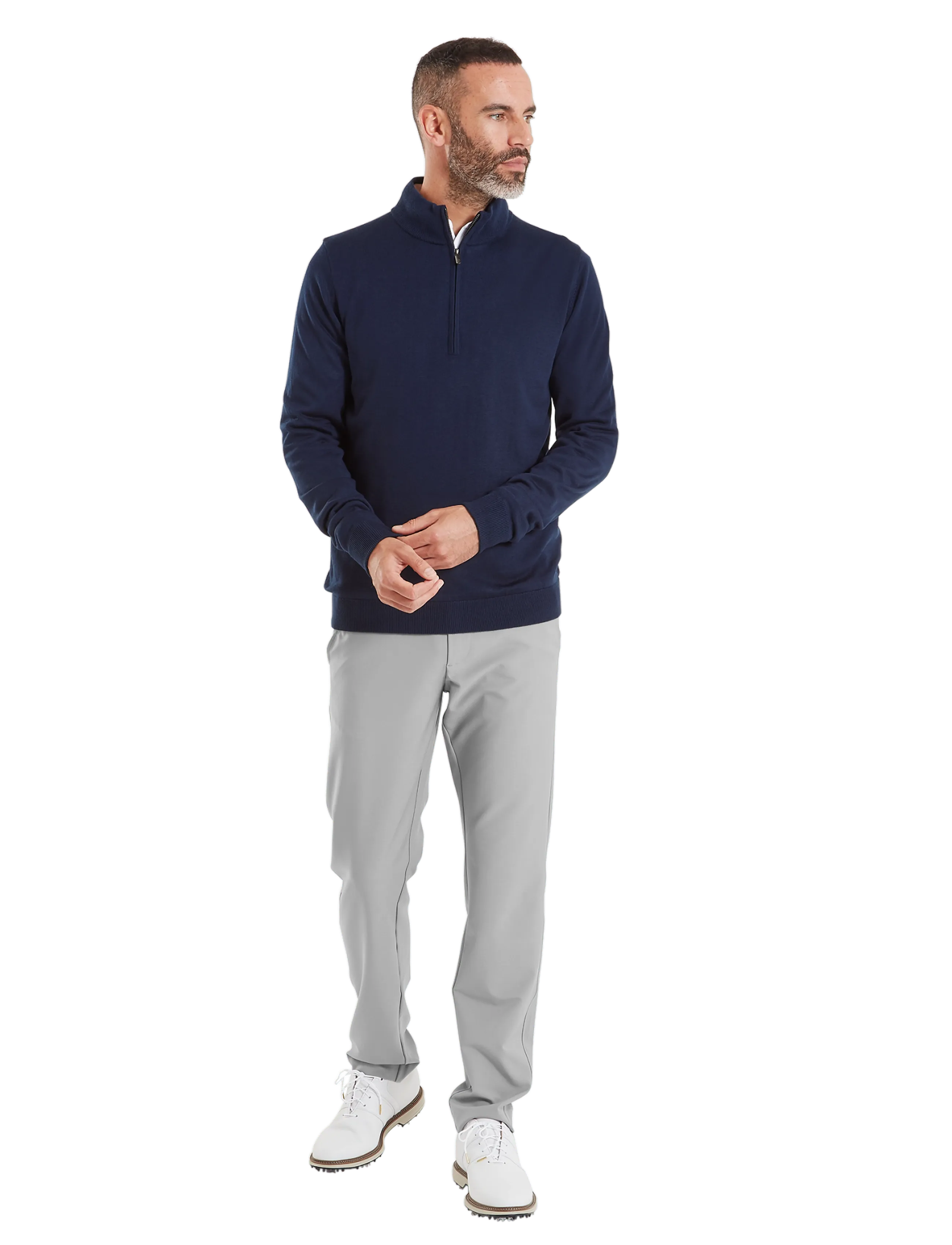 FootJoy - drirelease Half-Zip Lined Sweater - fleece & midlayer - navy - 4