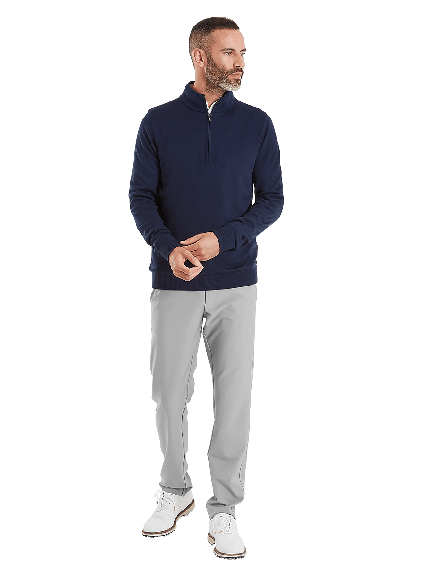 FootJoy - drirelease Half-Zip Lined Sweater - fleece & midlayer - navy - 4