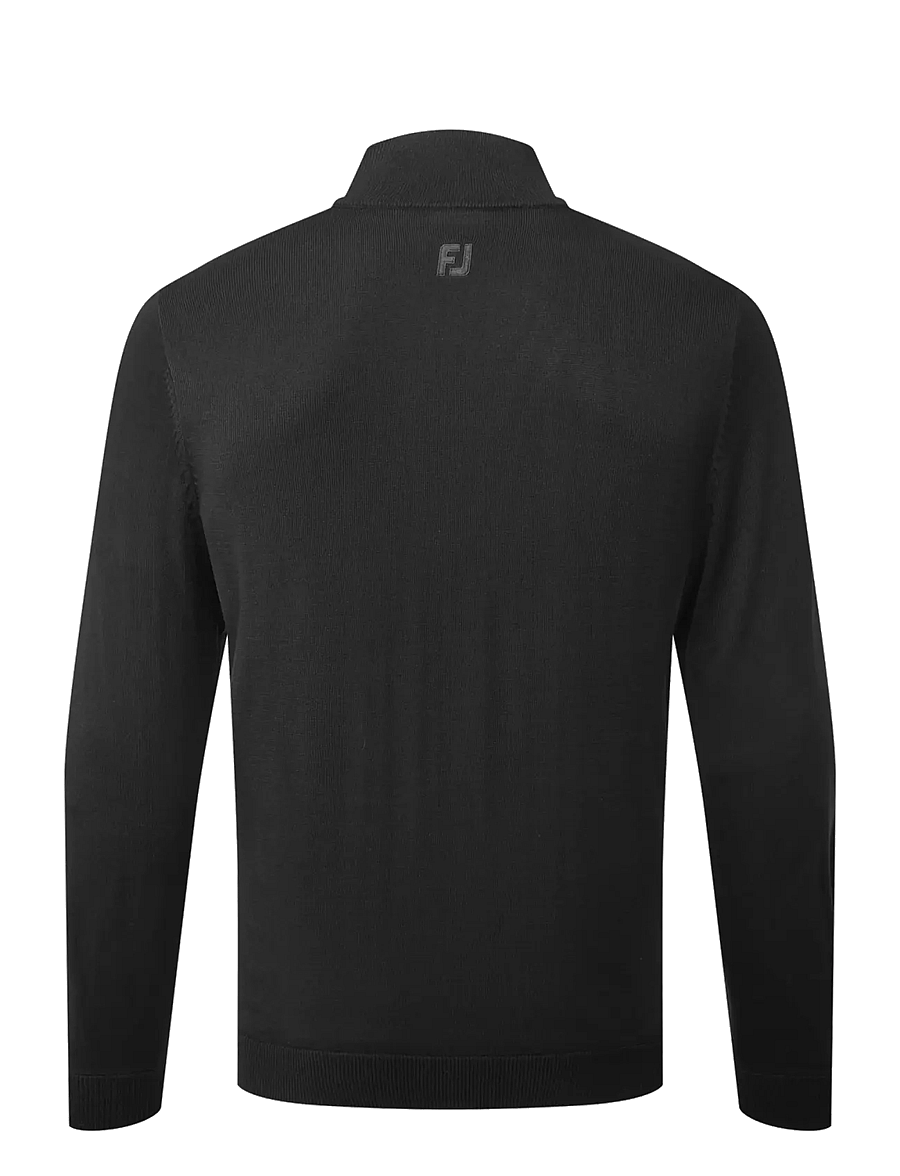 FootJoy - drirelease Half-Zip Lined Sweater - flíspeysur og millilög - black - 2