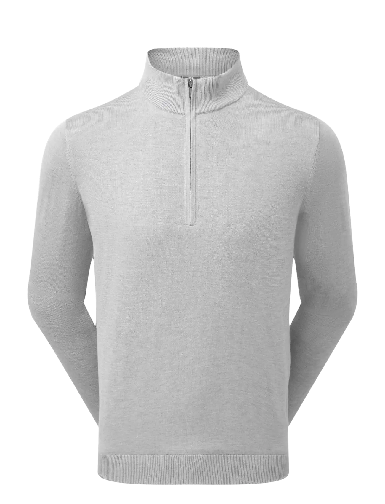 FootJoy drirelease Half-Zip Lined Sweater - Fatnaður - HEATHER GREY / grey