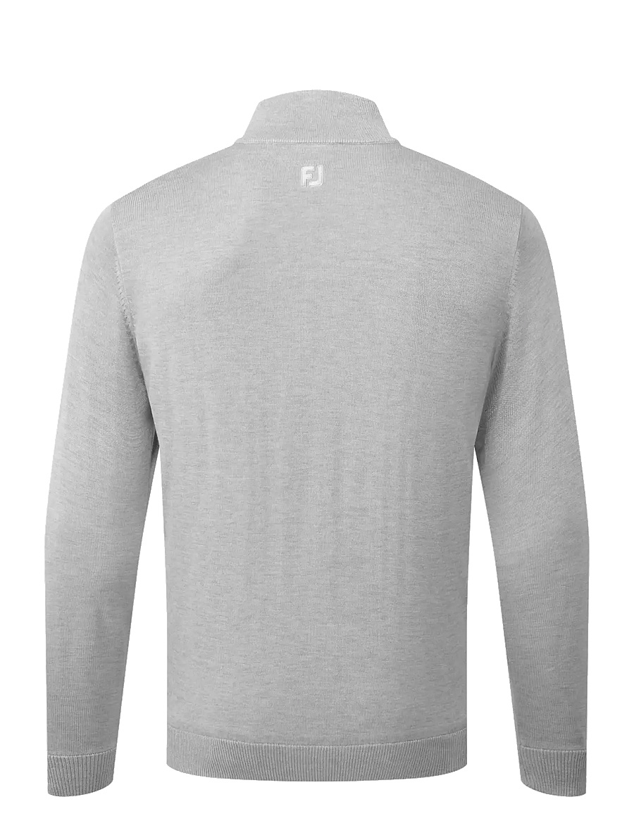 FootJoy - drirelease Half-Zip Lined Sweater - flíspeysur og millilög - heather grey - 2
