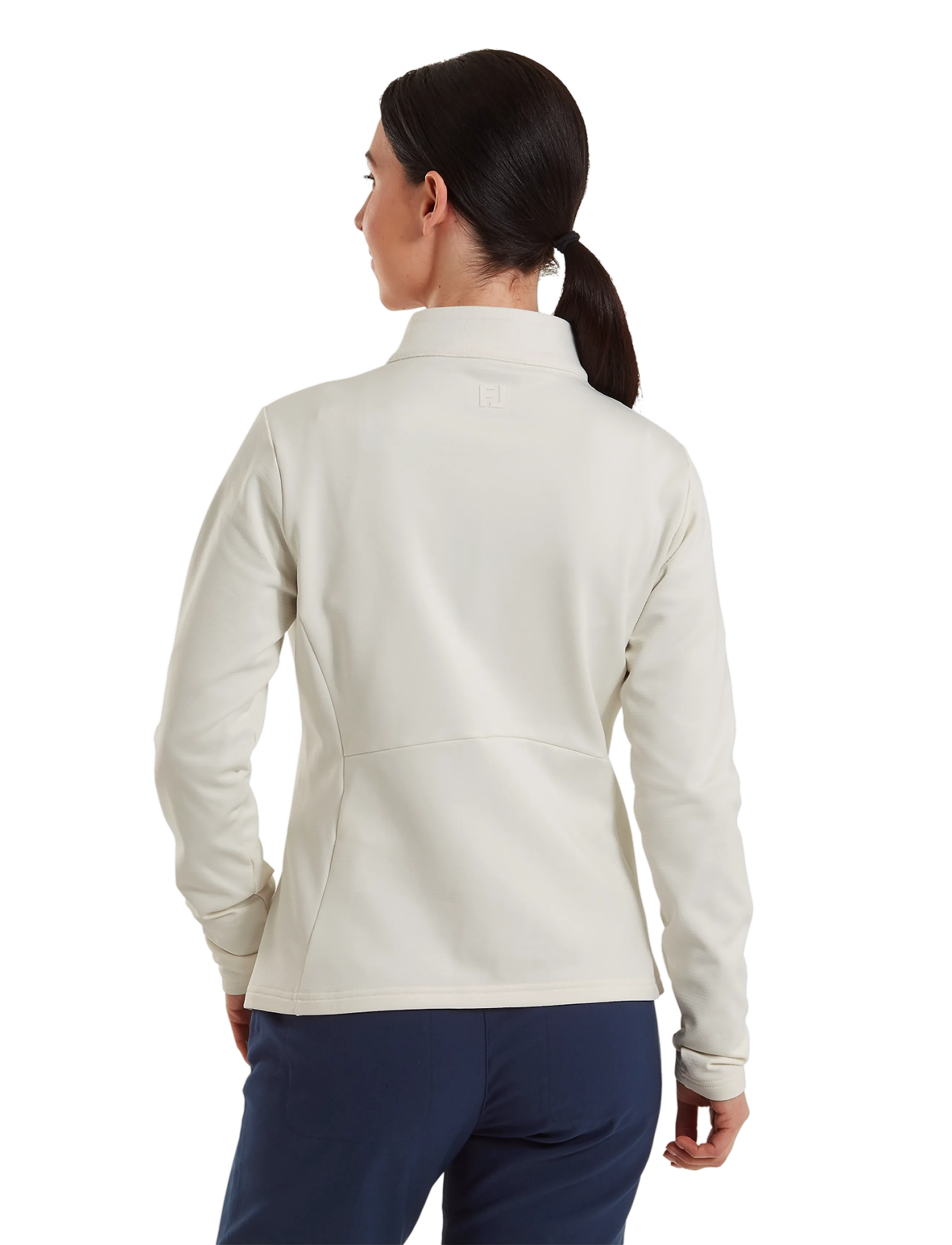 FootJoy - TS Full-Zip Midlayer - Överdelar - off white - 3