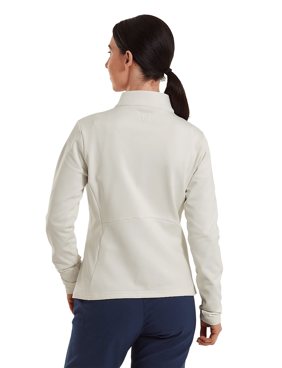 FootJoy - TS Full-Zip Midlayer - Överdelar - off white - 3
