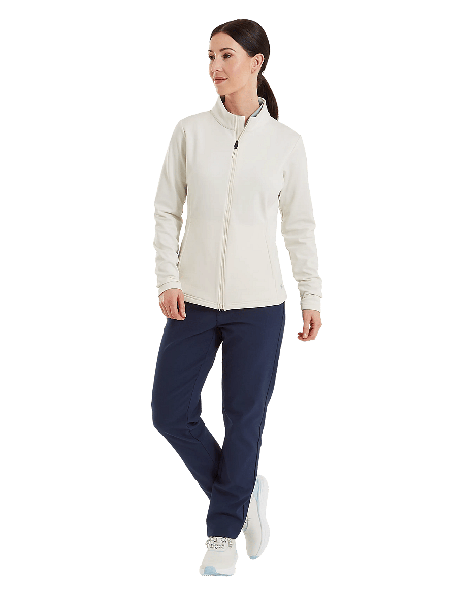 FootJoy - TS Full-Zip Midlayer - Överdelar - off white - 4