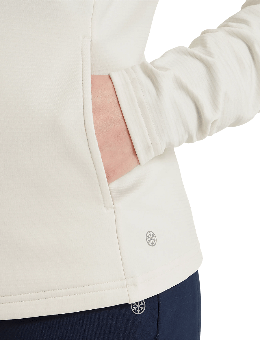 FootJoy - TS Full-Zip Midlayer - Överdelar - off white - 5