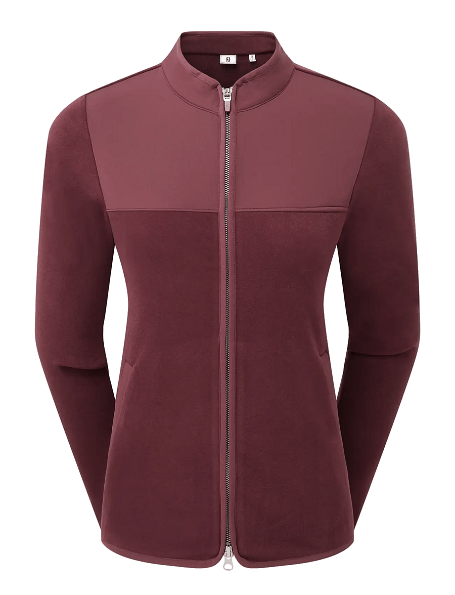 FootJoy - MicroFleece Full-Zip Midlayer - Överdelar - port - 1