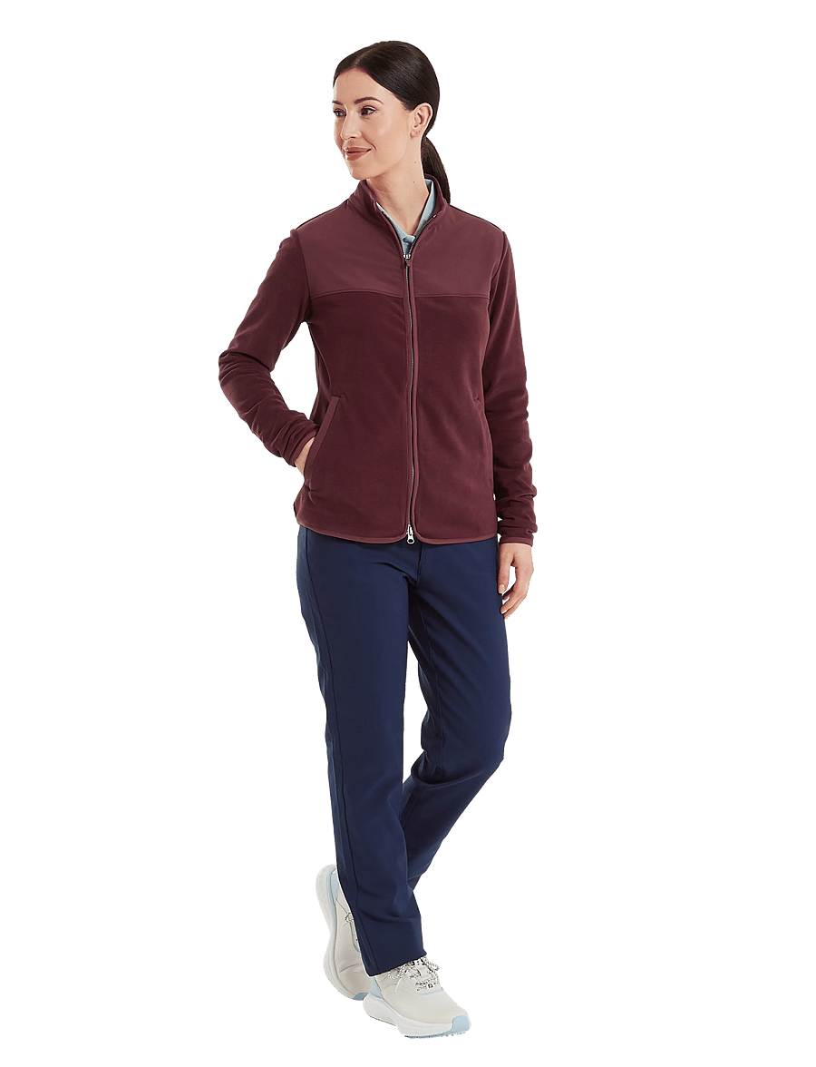 FootJoy - MicroFleece Full-Zip Midlayer - Överdelar - port - 4