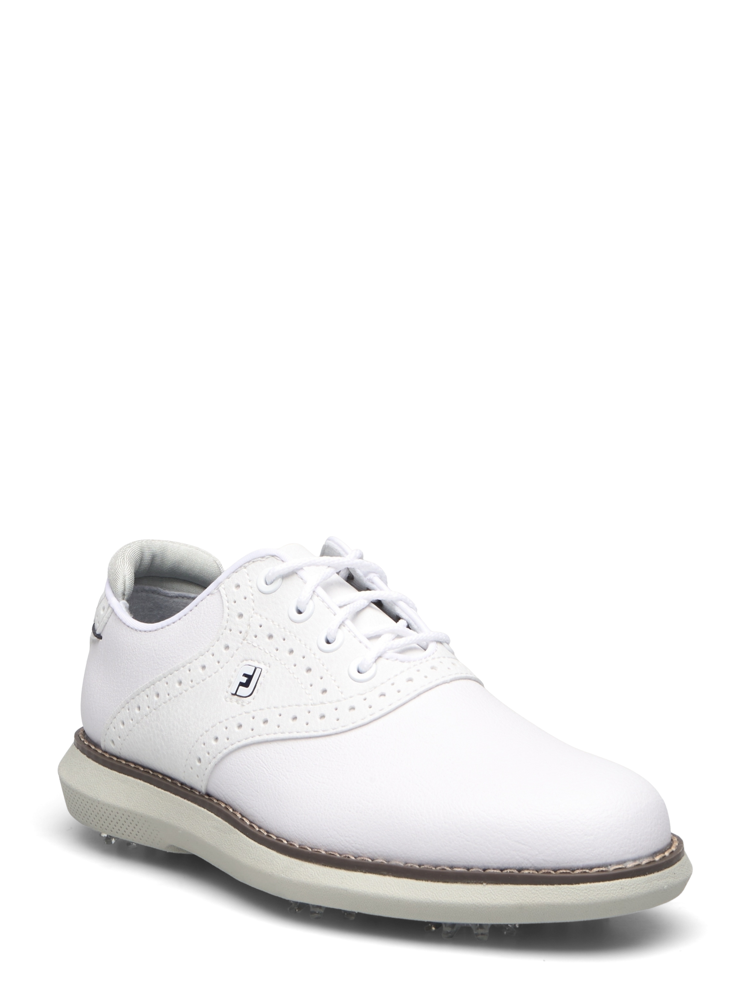 FootJoy JUNIORS TRADITION - Teens 9-14 år - WHITE/BLACK/BLUE / white