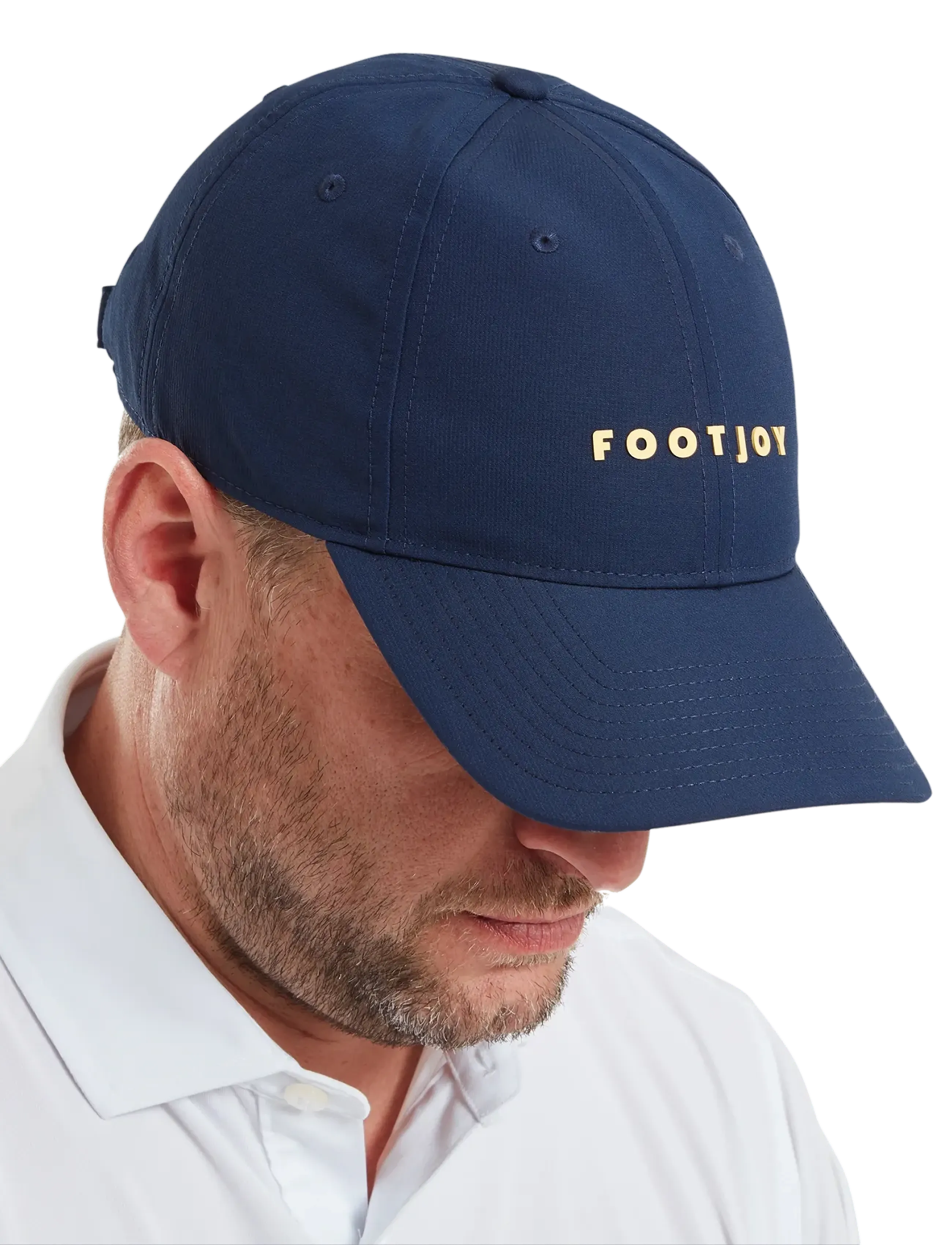 FootJoy Fj Wordmark Cap, One Size, Navy, Sport Accessories > Sport Caps, Herre