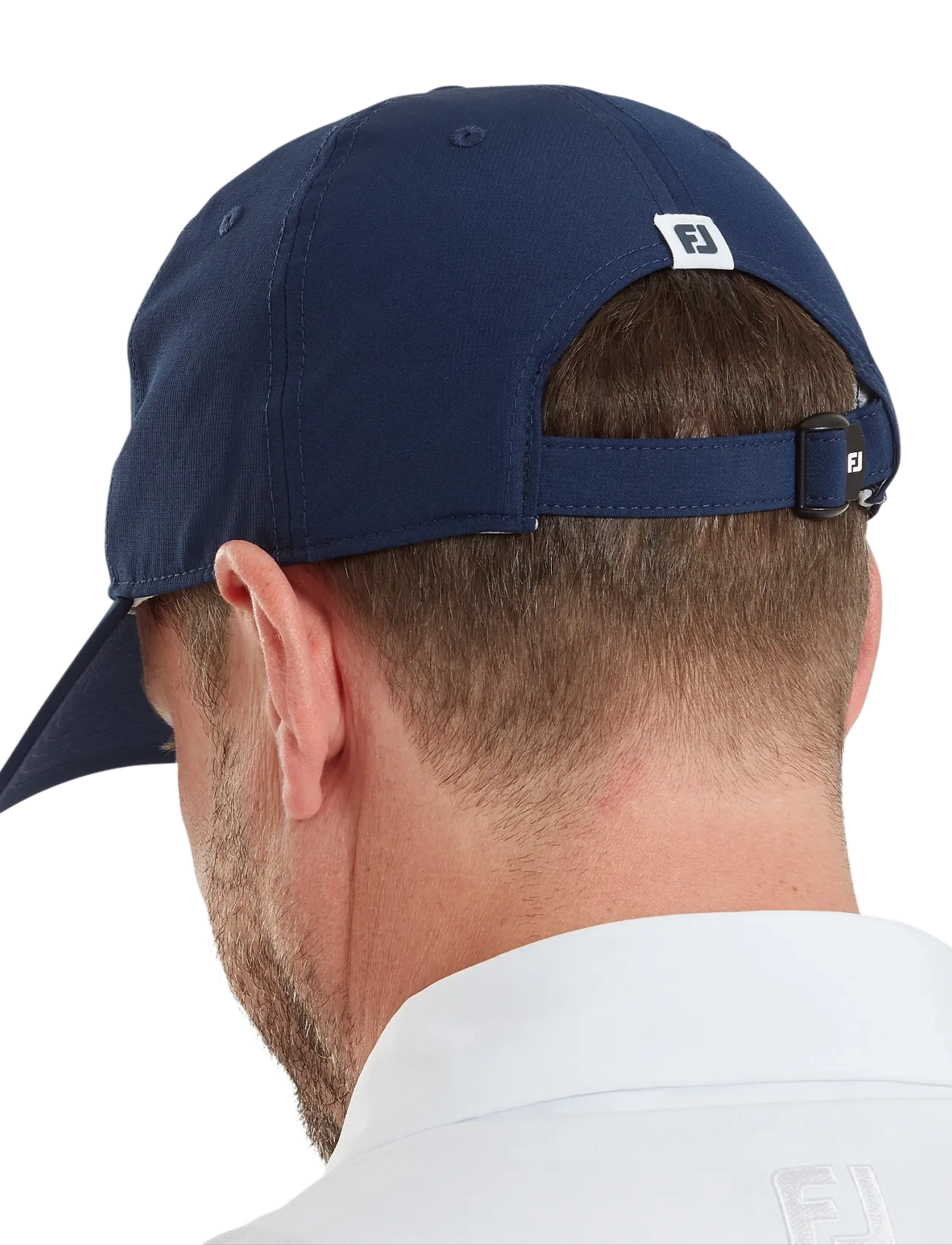 FootJoy - FJ WORDMARK CAP - caps - navy with sunshine - 3
