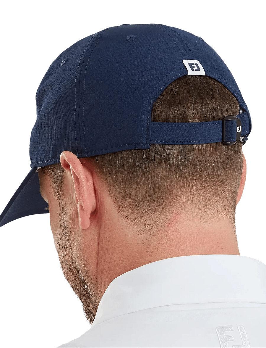FootJoy - FJ WORDMARK CAP - kappen - navy with sunshine - 3