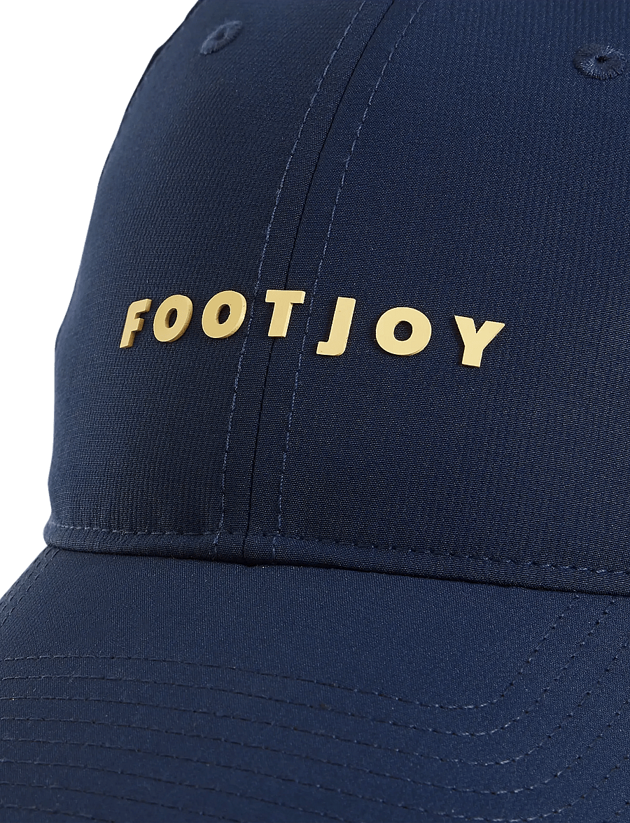 FootJoy - FJ WORDMARK CAP - kappen - navy with sunshine - 4